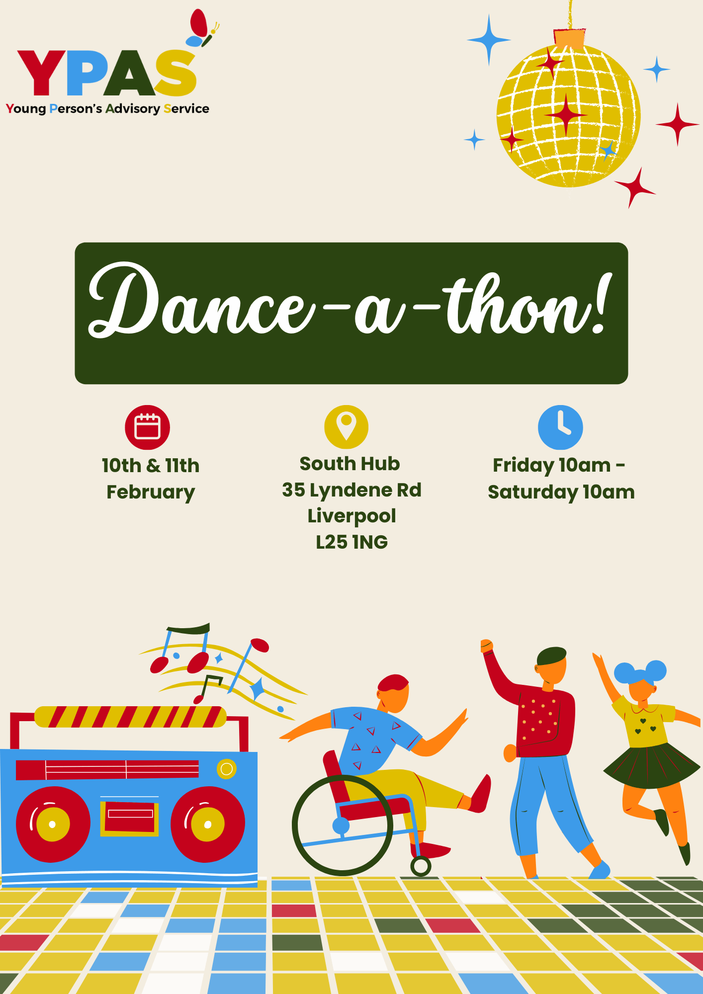 YPAS 24Hour DANCEATHON moving for Children's Mental Health Week