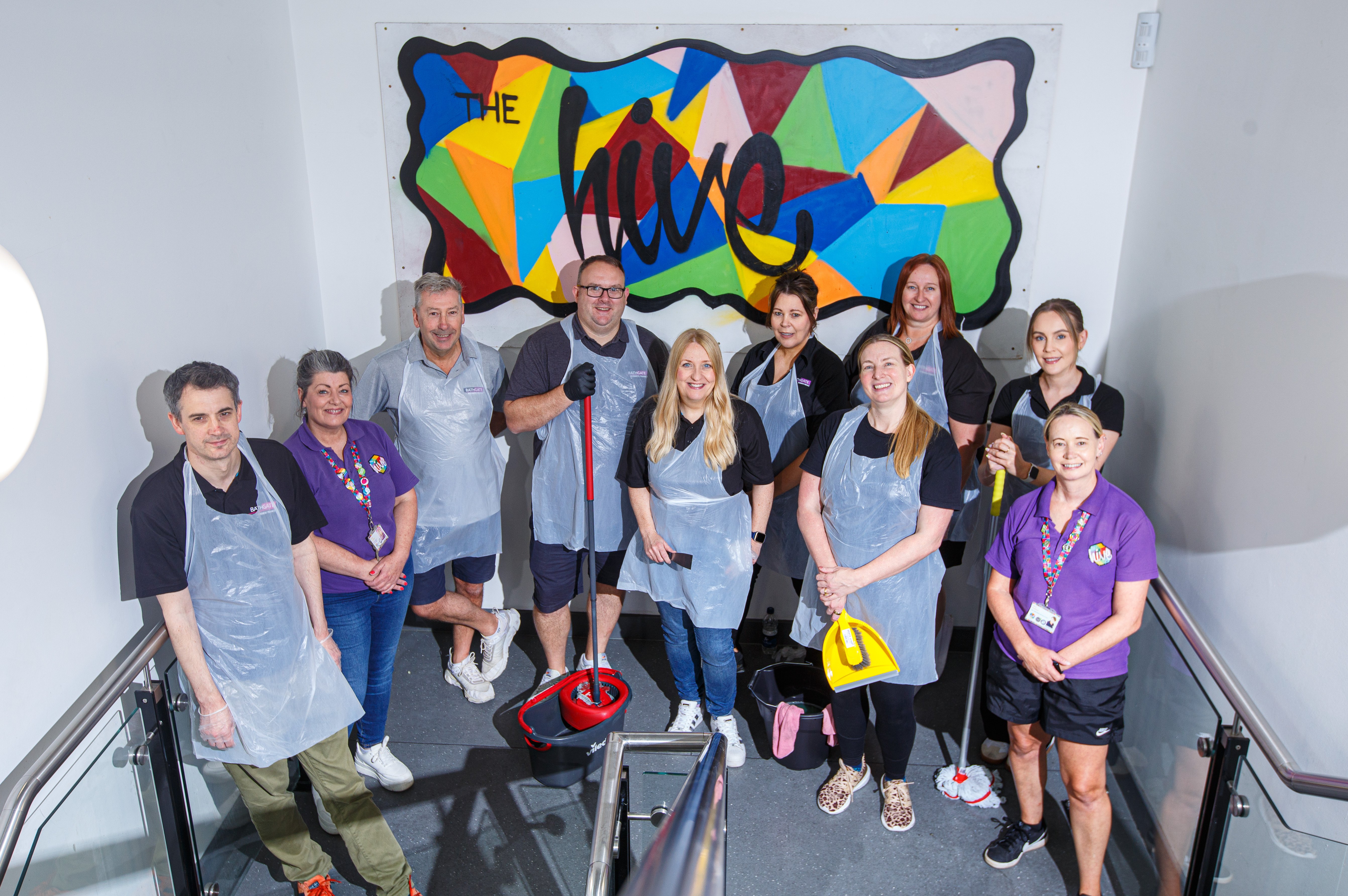 Bathgate supports The Hive at inaugural volunteering day - Liverpool ...